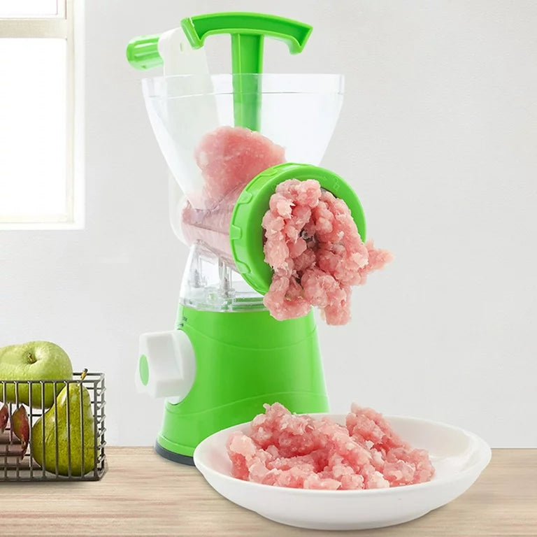Manual Meat Grinder With Stainless Steel Blades