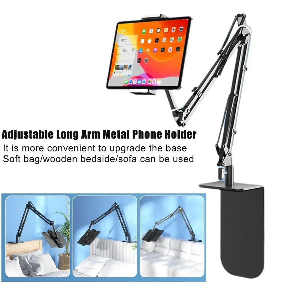 Adjustable Long Arm Metal Phone Holder