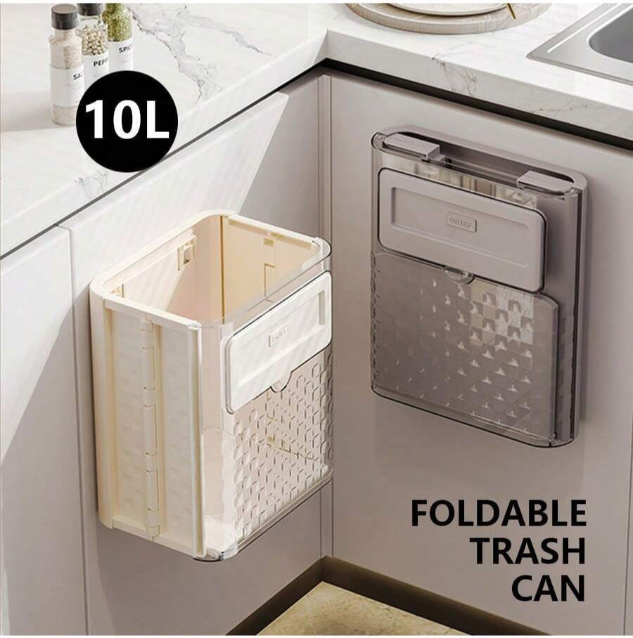 10L Capacity Wall Mounted Kitchen Trash Can