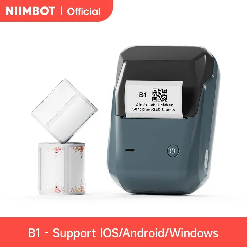 Original B1 Niimbot Thermal Printer + FREE Thermal Roll