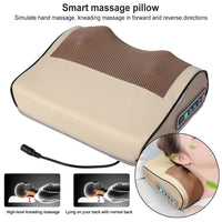 Thumbnail for Infrared Heating Electric Massage Pillow Neck Shoulder Back Head Body Musle Multi Relaxation Massager Shiatsu Relief Pain Device