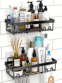 Thumbnail for 2 PCS Bathroom Storage Rack Hanger Stainless Steel