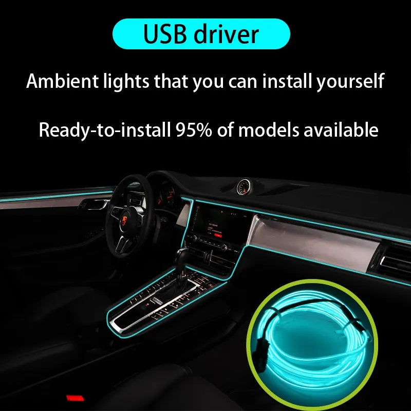5M Car Interior Lighting LED Strip