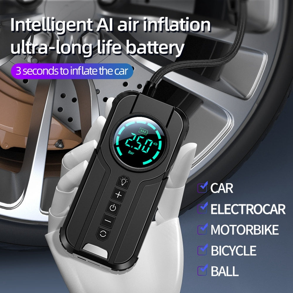 Lenercom 4-in-1 Car Jump Starter, Air Pump,Powerbank & Light by Lenercom —  Kickstarter