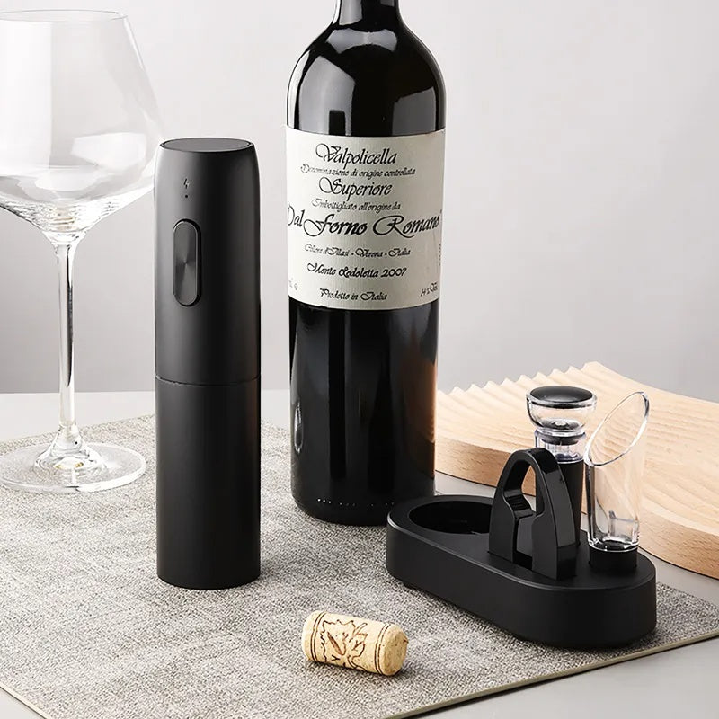 Rechargeable Wine Opener with Charging Base