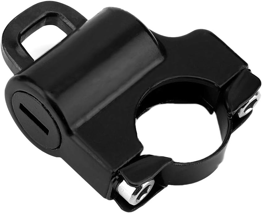 Motorcycle Helmet Lock Anti-Theft,Universal Helmet Lock Anti Theft Helmet Lock Cable,Tamper-Proof Helmet Security Lock with 2 Keys,Metal Helmet Locks for Motorcycles Scooter Street Bike