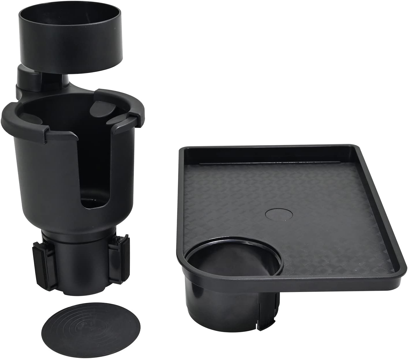 Car Cup Holder Expander with Food Tray
