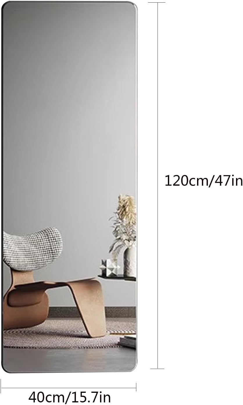 EDLE Acrylic Mirror Wall Stickicky 120 x 40 cm