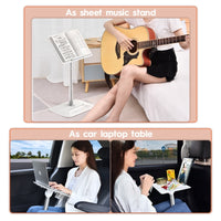 Thumbnail for OATSBASF Portable Table Computer Laptop Holder Ergonomic Adjustable Mutilfunction Book Reading Stand For Sofa & Bed Car