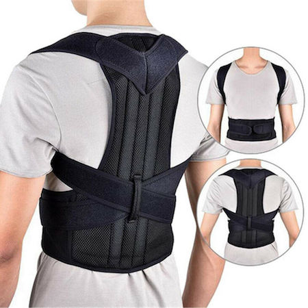 Posture Corrector METAL Brace Adjustable Perfect for Womens, Mens & Teens for Slouching & Hunching