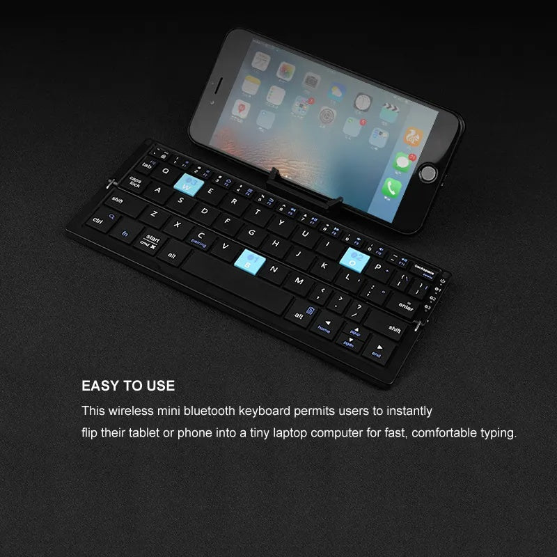 Original BOW Foldable Bluetooth Keyboard Rechargeable