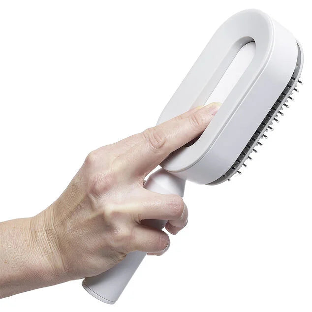 RHOS Detangling Paddle Cushion Brush with Holder
