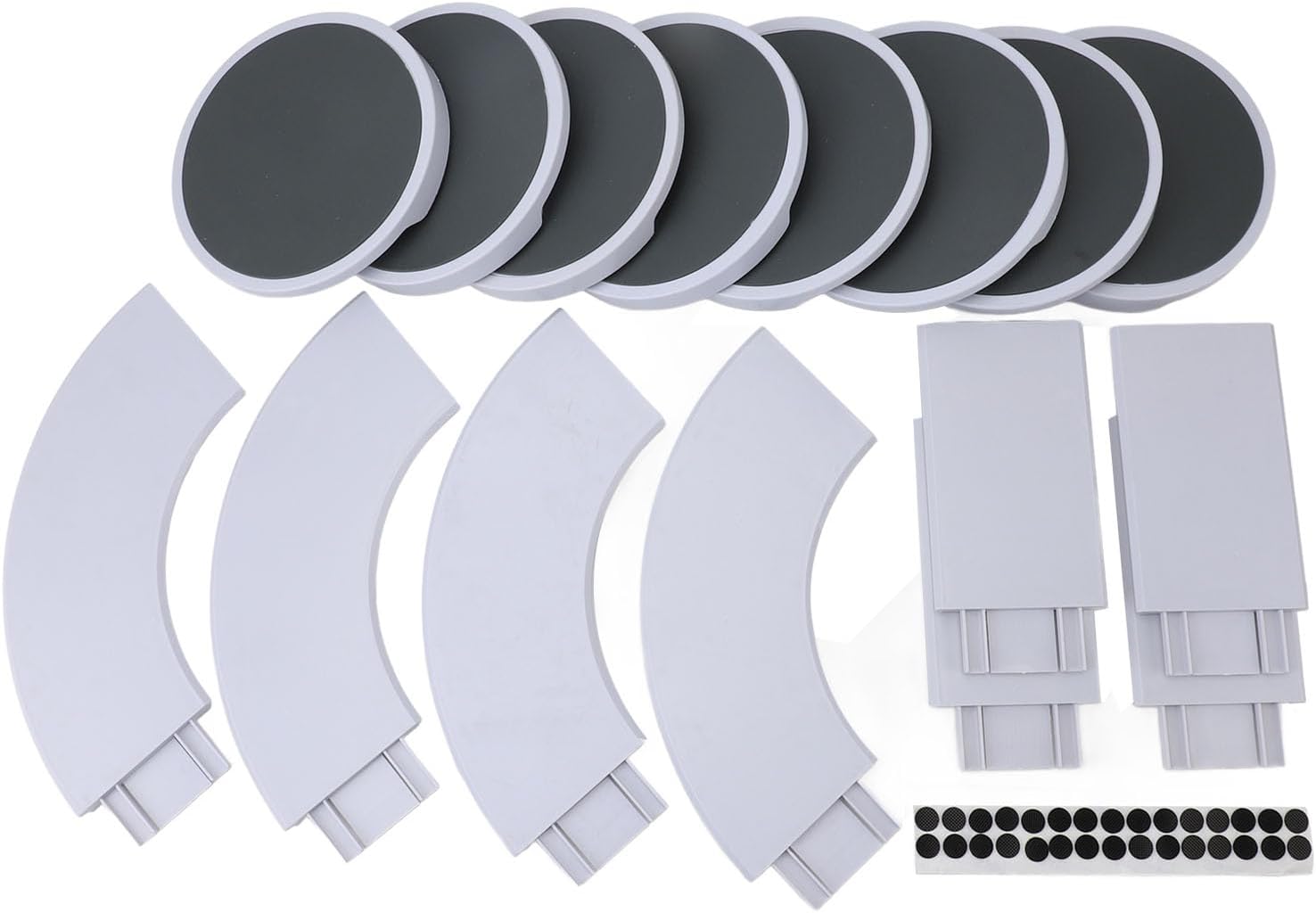 8 Dish Rotating Serving Tray Dining Table Extending Tableware