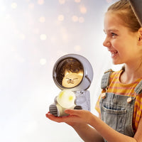 Thumbnail for Cute Spaceman LED Night Light Nursery Astronaut Moon Lamps Galaxy