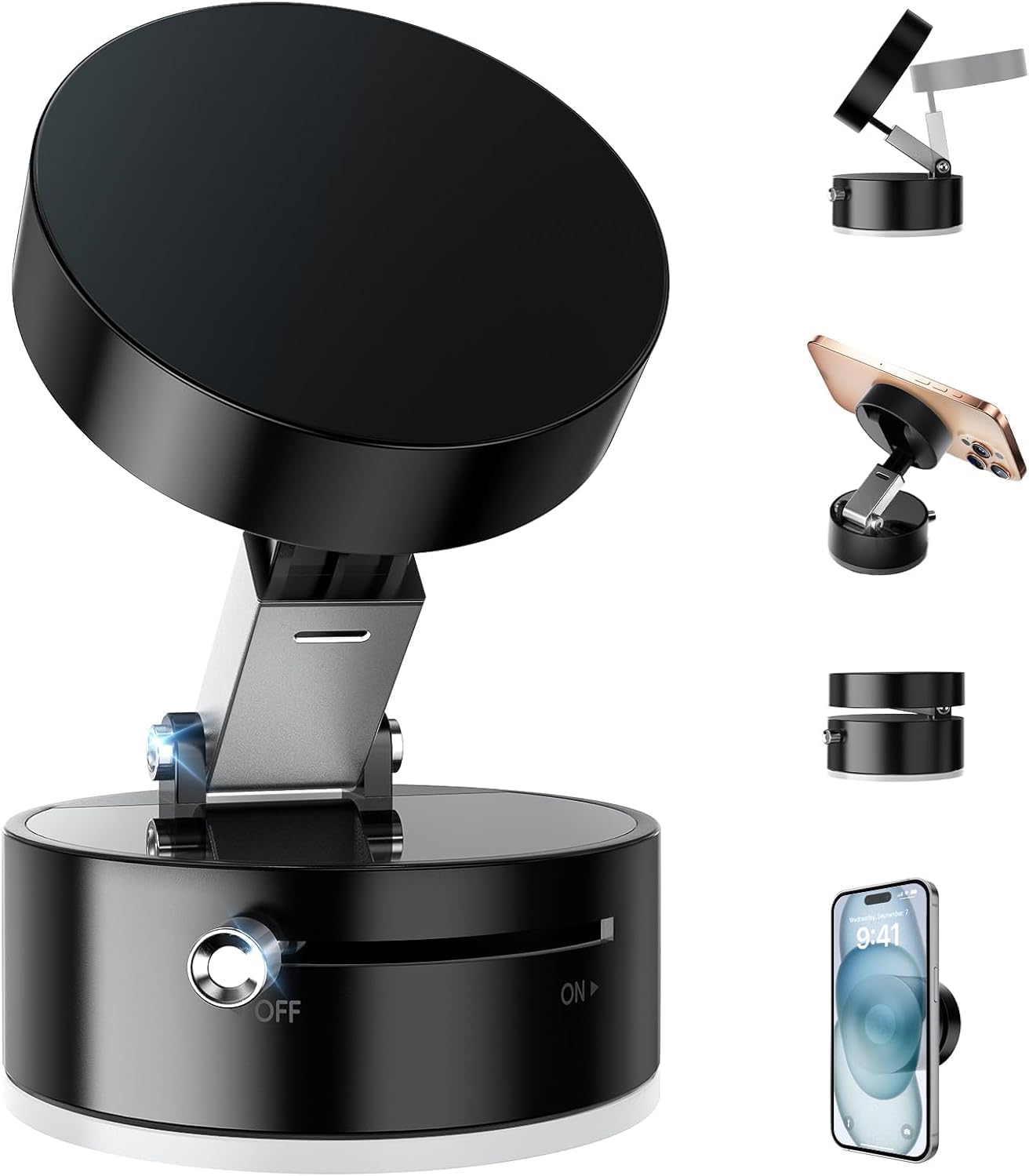 Vacuum Suction Magnetic Phone Holder