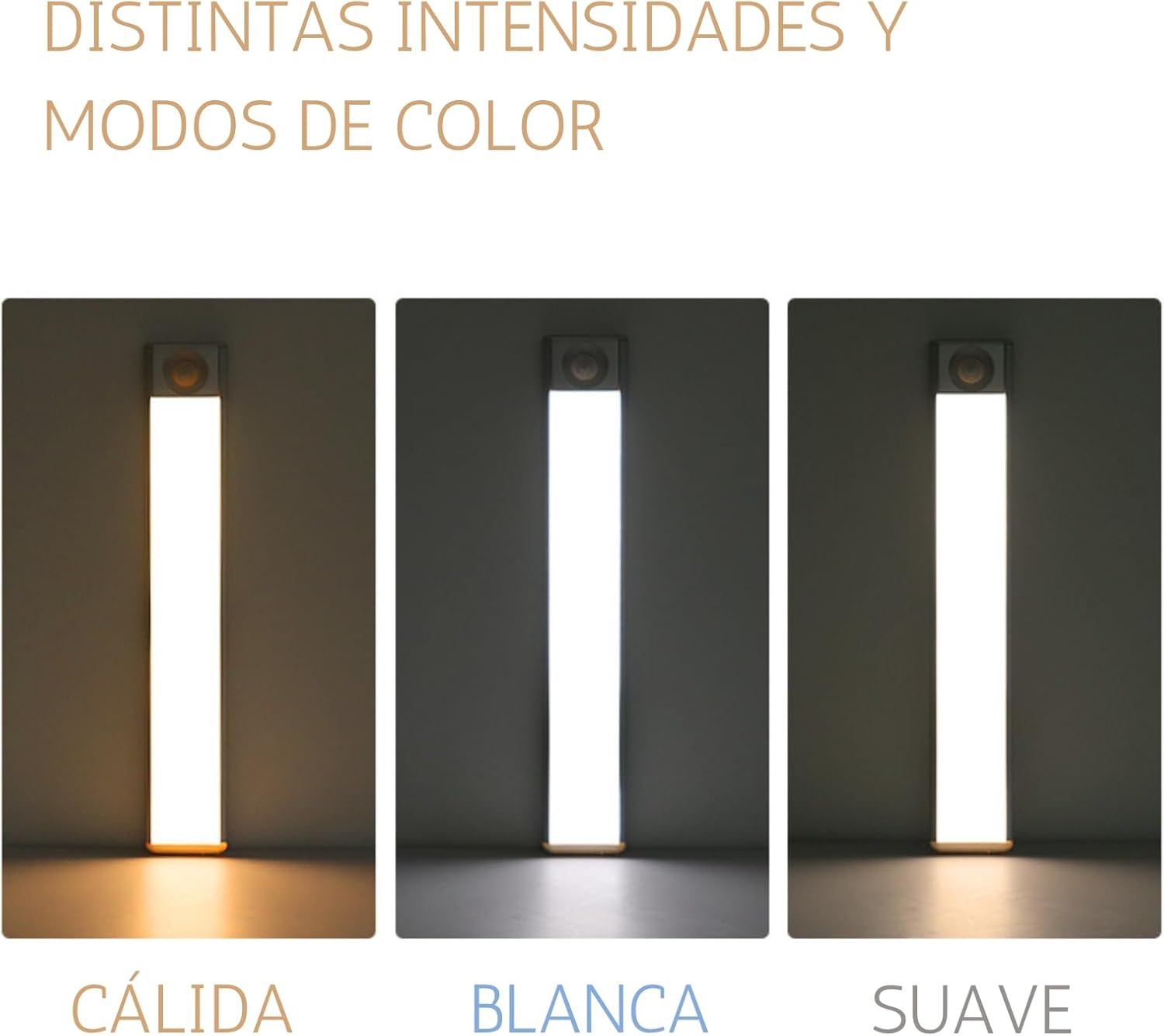 LED Light Sensor 20 cm 3 colors in 1