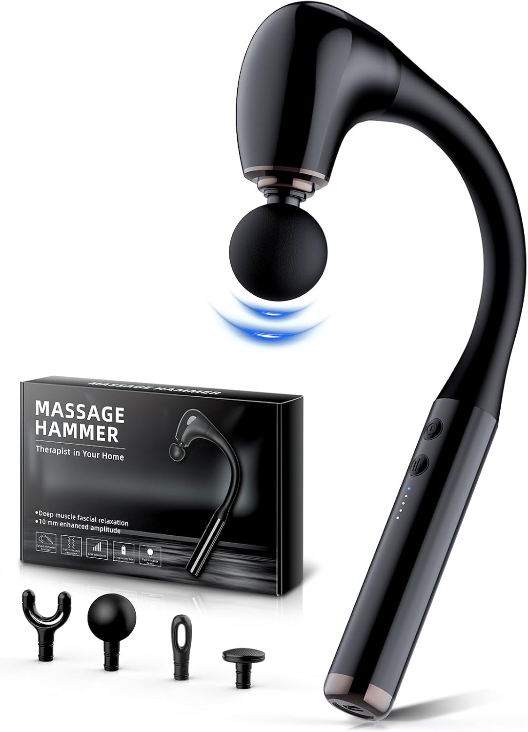 ELEVANZA Original Massage Gun with Upgraded Extension Handle