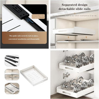 Thumbnail for Pull Out Cupboard Organizer Black