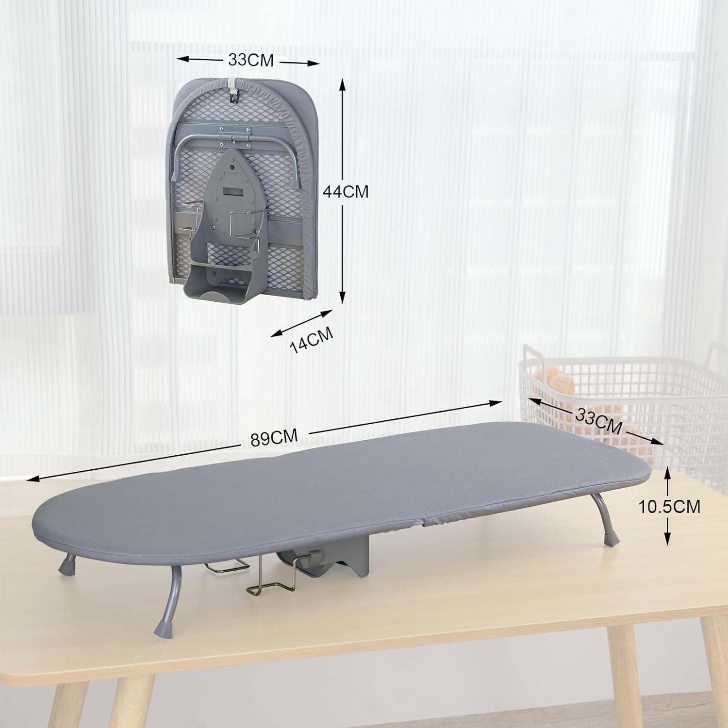 Folding Ironing Board Table Ironing Board with Wall Mount