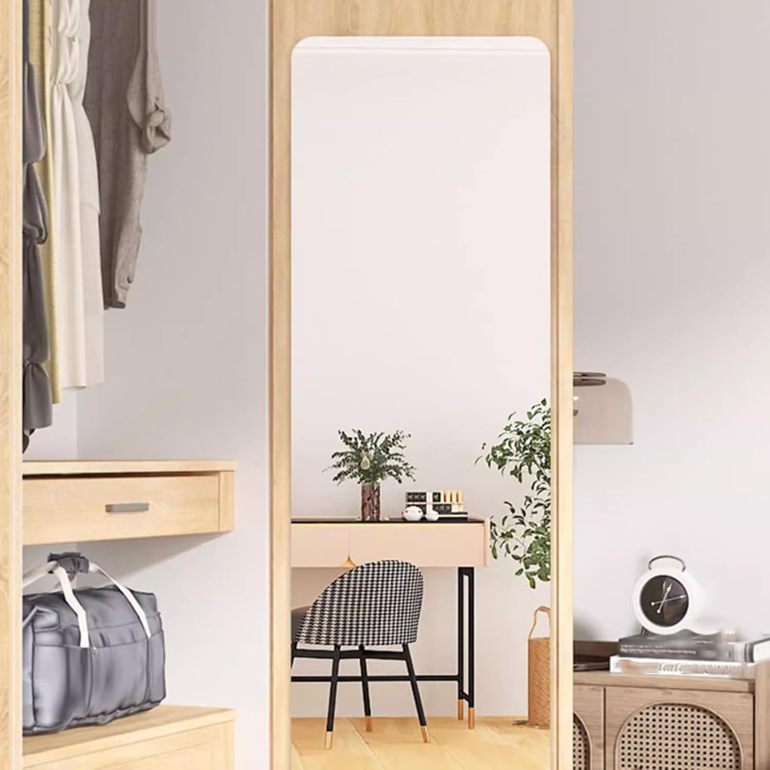 EDLE Acrylic Mirror Wall Stickicky 120 x 40 cm