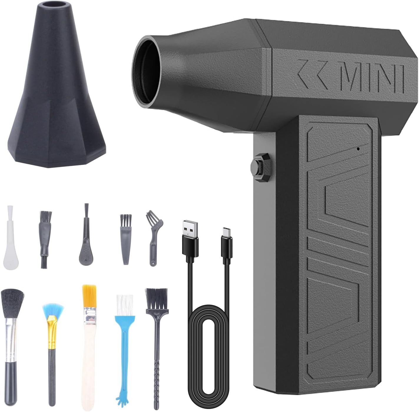 Blower Compressed Mini 180000RPM Compressed Air Duster Mini Blower Turbo Fan – Ahammashop