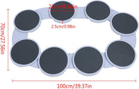 Thumbnail for 8 Dish Rotating Serving Tray Dining Table Extending Tableware