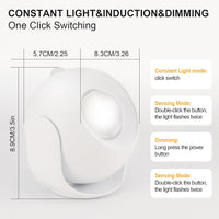 Thumbnail for LED Wall Sconce Motion Sensor, 3 Color Sunset Lamp for Bedroom