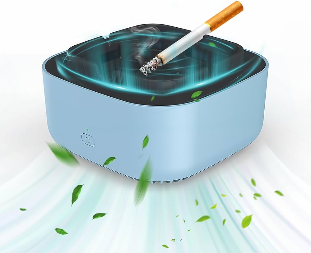 cigarette smoke grabber Holmes Ashtray and Odor Eliminator (HAP75UC2) 12 filters included Amazon.com: FORTGESCHE Multifunctional Smokeless Ashtray