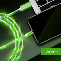 Thumbnail for High Quality LED Flowing Magnetic Charger Cable USB 3 in 1 Fast Charging Blue Red Green