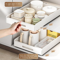 Thumbnail for Pull Out Cupboard Organizer Black