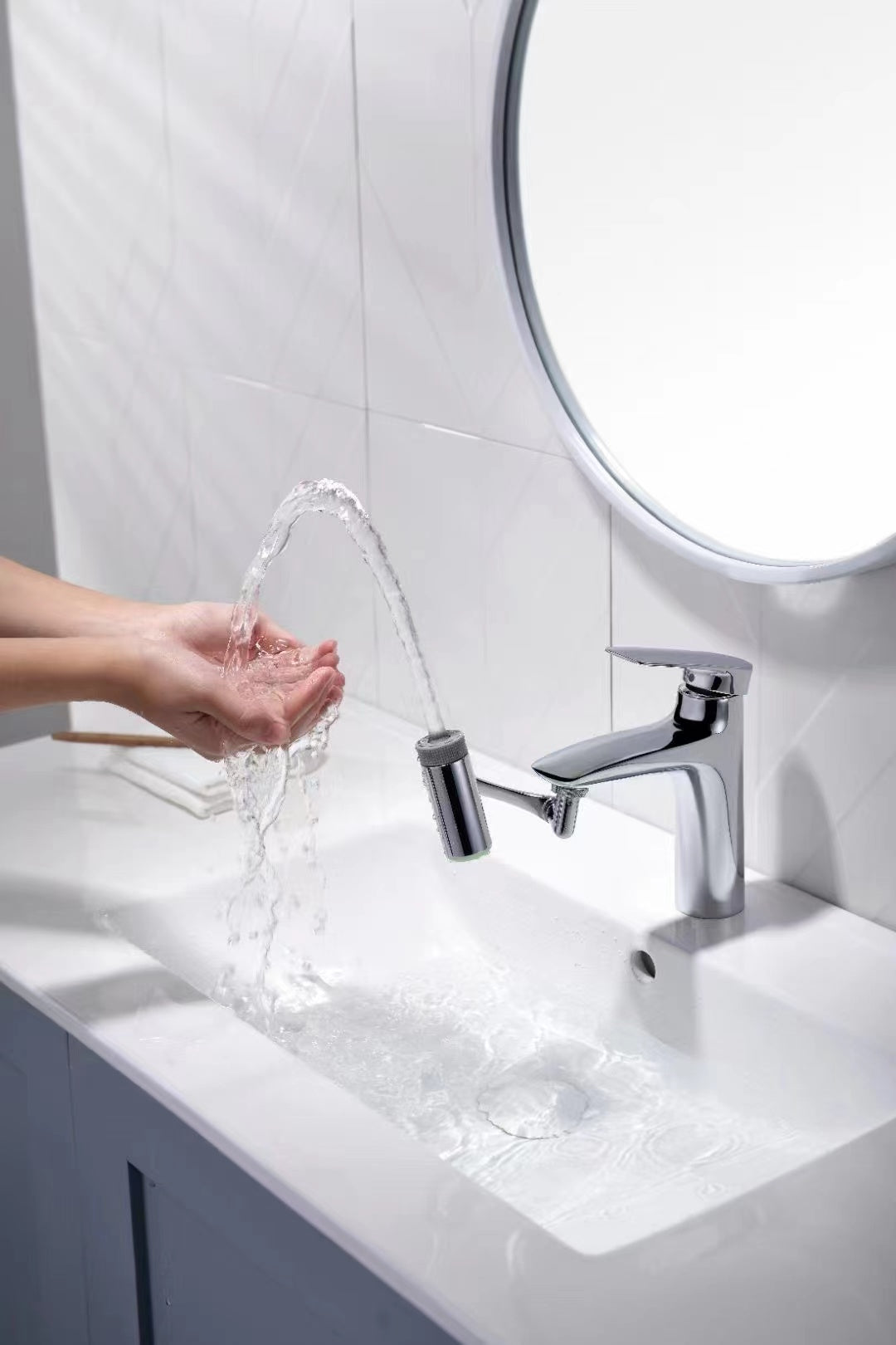 Smart Bathroom Faucet with Temperature Display