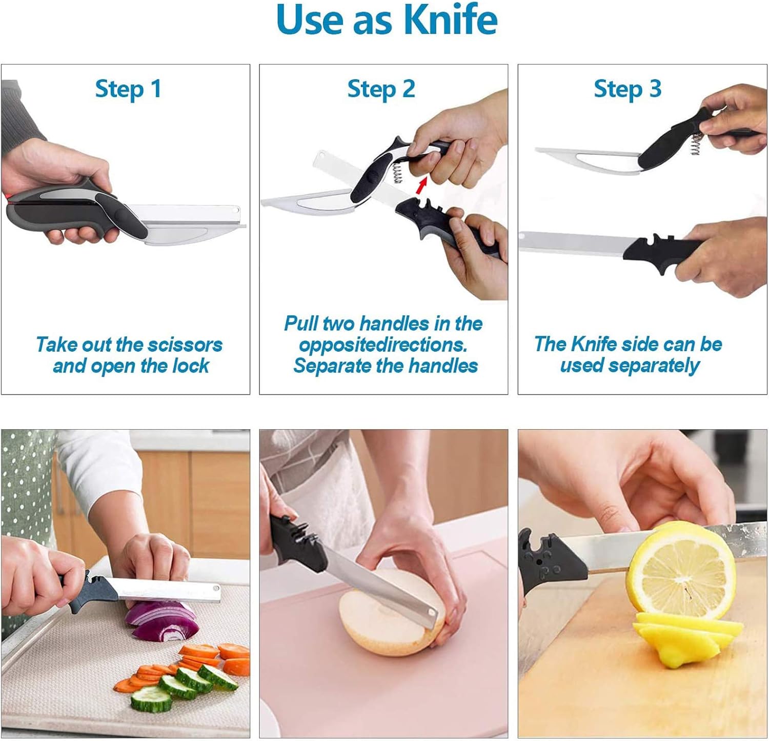 Gudebuy Kitchen Scissors Stainless Steel