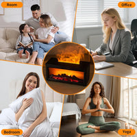 Thumbnail for 280ml Simulated Charcoal Fireplace Aroma Humidifier