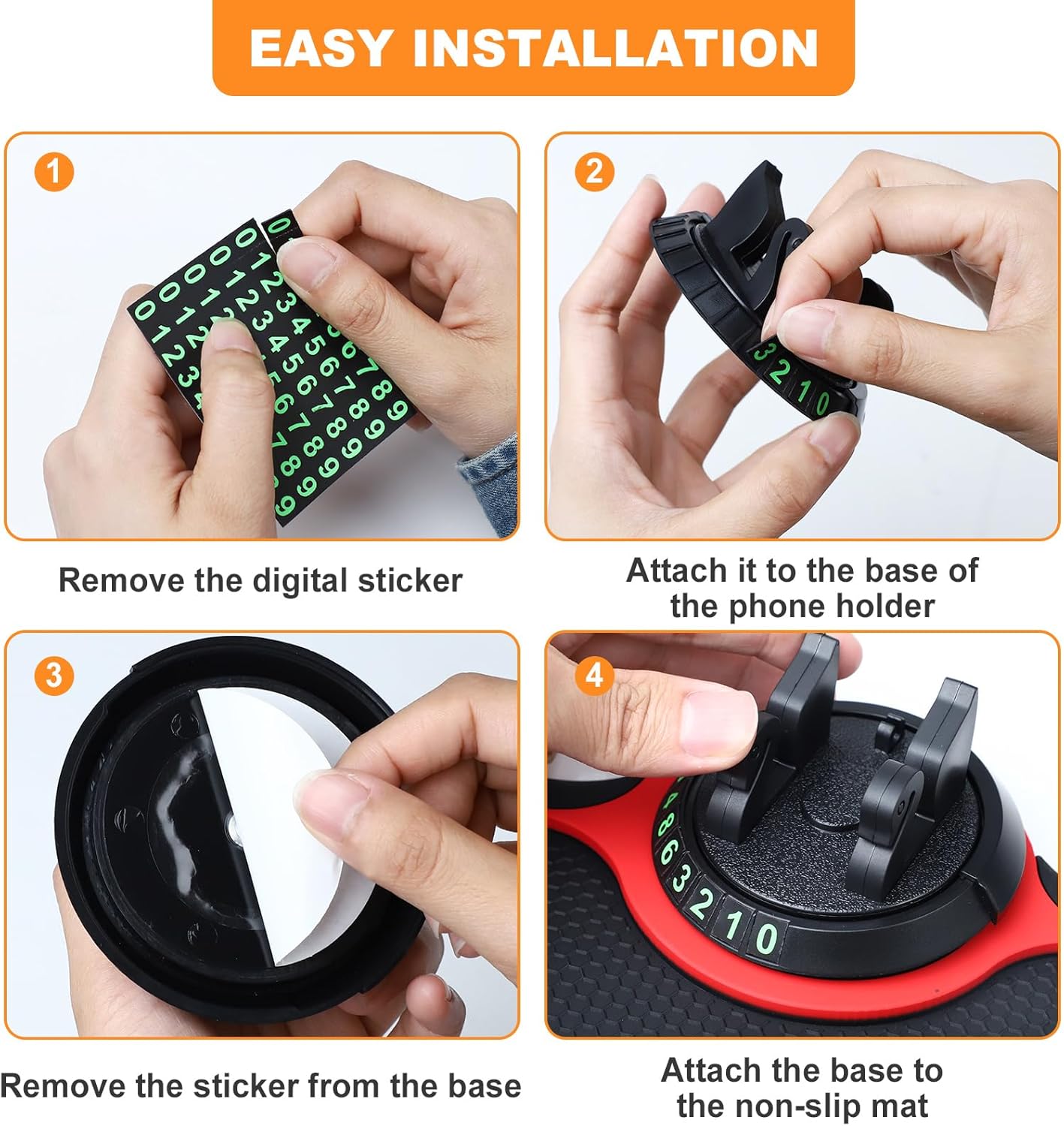 Multifunction Car Anti-Slip Mat Auto Universal Phone Holder