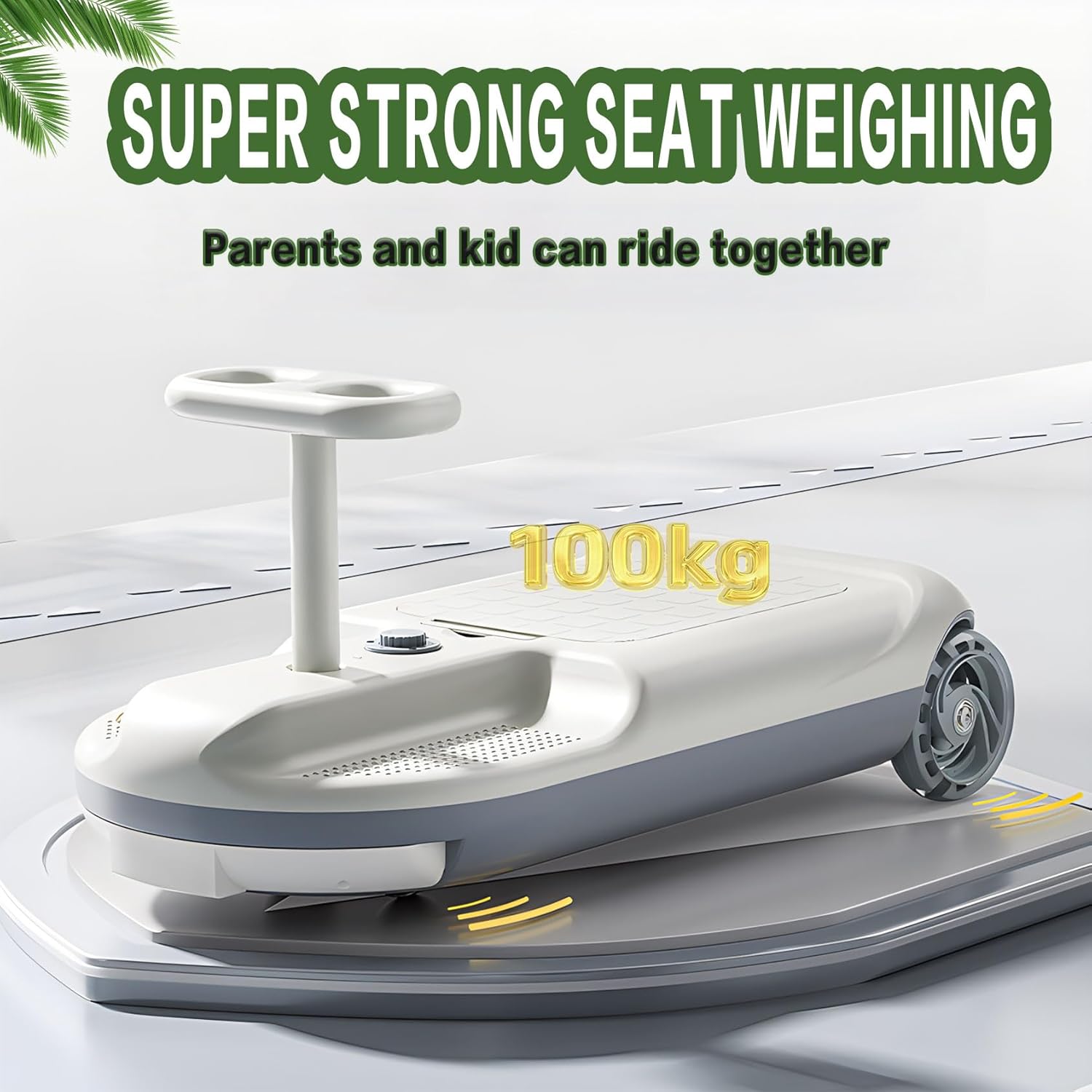 Cleaning Go Kart for Kids, Ride On Mop Floor Cleaner Go Carts with Cool Lights  Portable Mini Go Kart Retractable Cleaning Mop