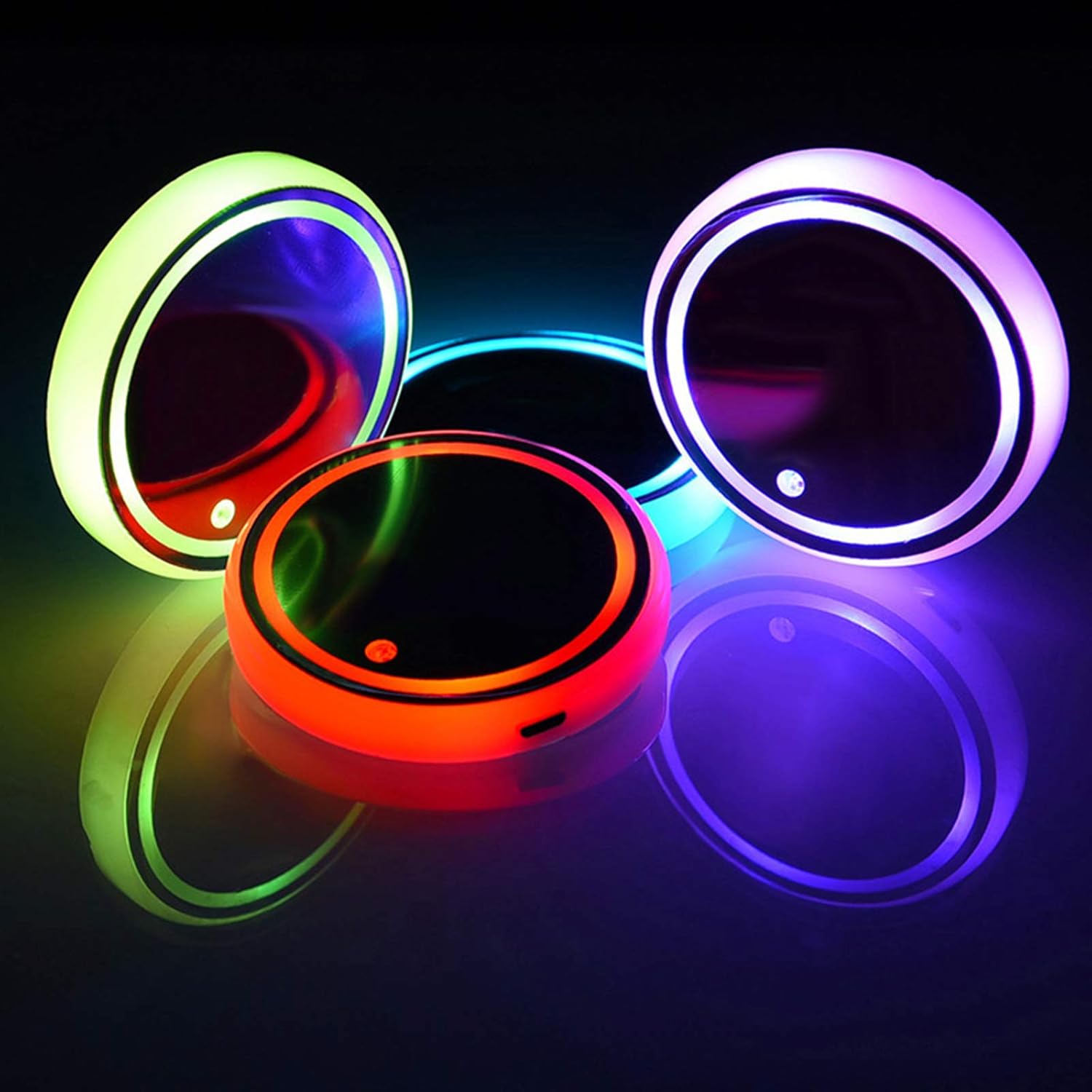 LED Cup Holder Lights for Car
