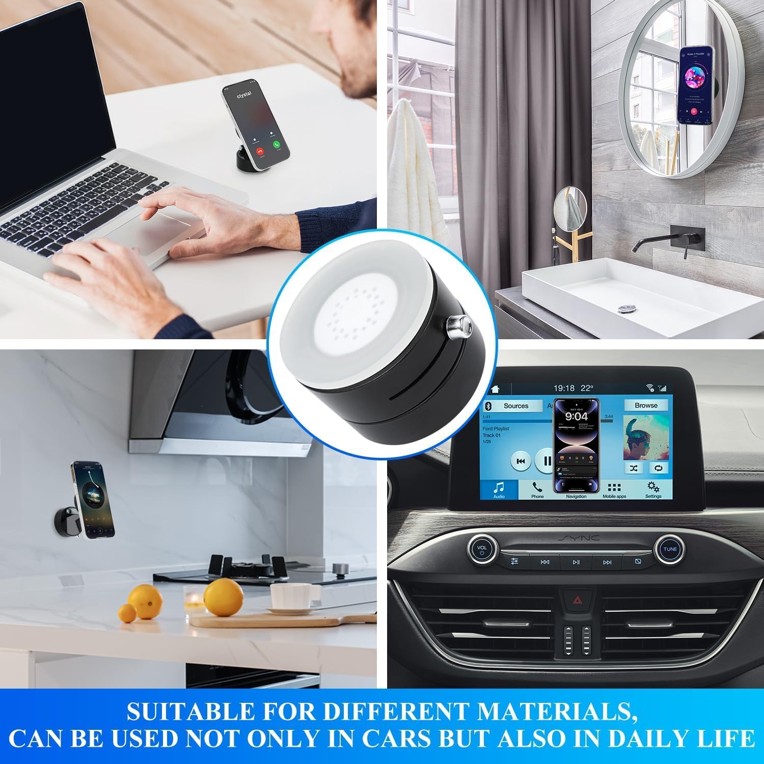 Vacuum Suction Magnetic Phone Holder
