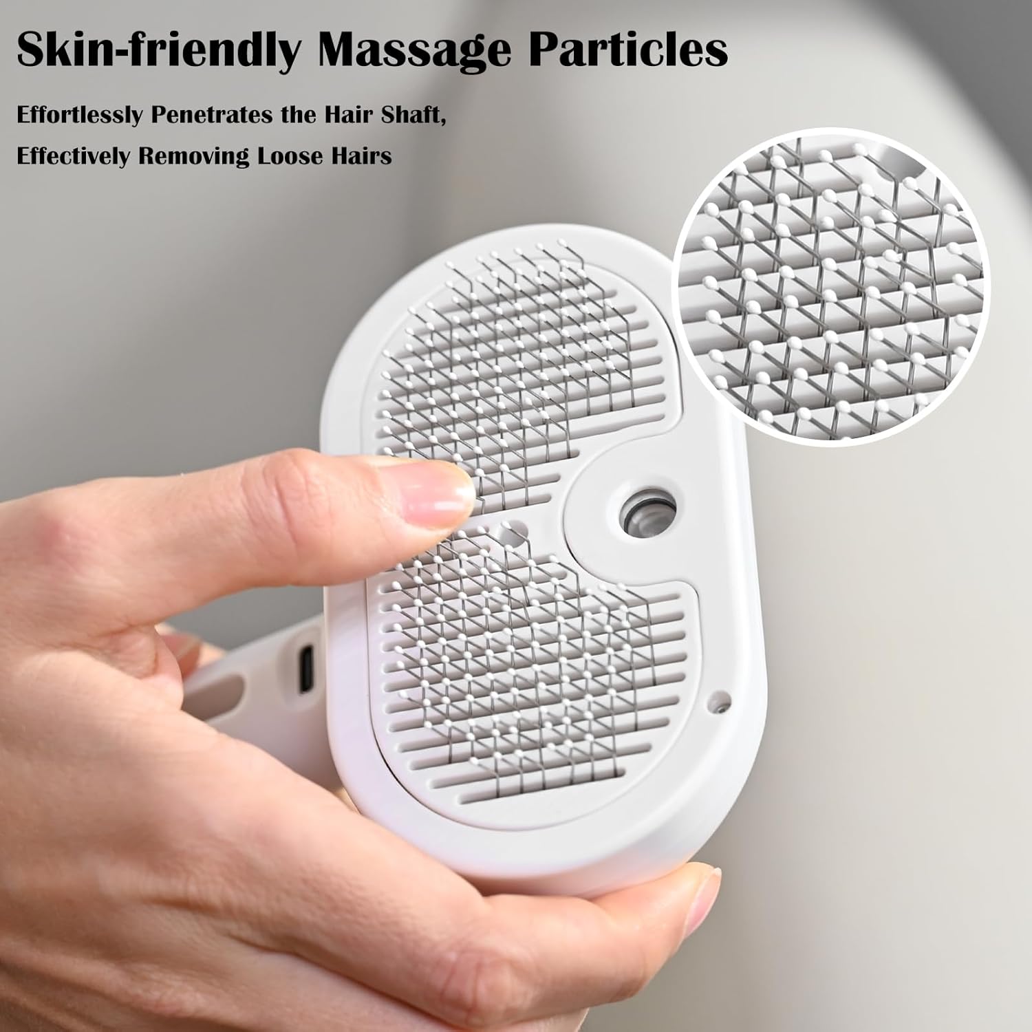 Steam Grooming Brush for Cats and Dogs - 3 IN 1 Spray Brush