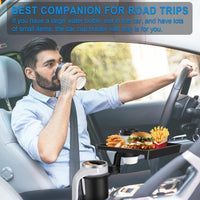 Thumbnail for Car Cup Holder Expander with Food Tray