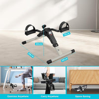 Thumbnail for Folding Pedal Exerciser Mini Exercise Bikes Arm and Leg Exercise Peddler Machine