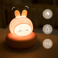 Thumbnail for Bunny Children's Battery Nursing Light Baby Sleep Aid Snooze Lights Rabbit Decoration Children's Room