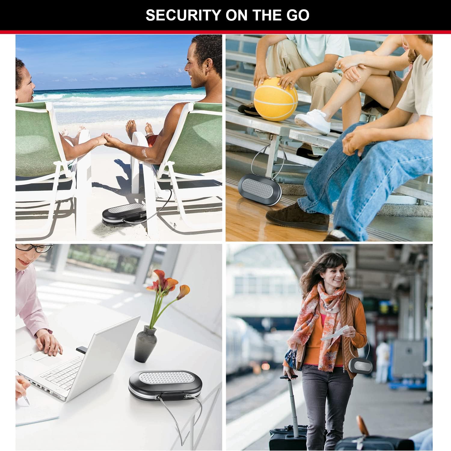 MASTER LOCK Mini Portable Safe With Cable] [Combination] [Black] 5900EURD - Keep your belongings safe when you are on the go