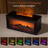 Thumbnail for 280ml Simulated Charcoal Fireplace Aroma Humidifier