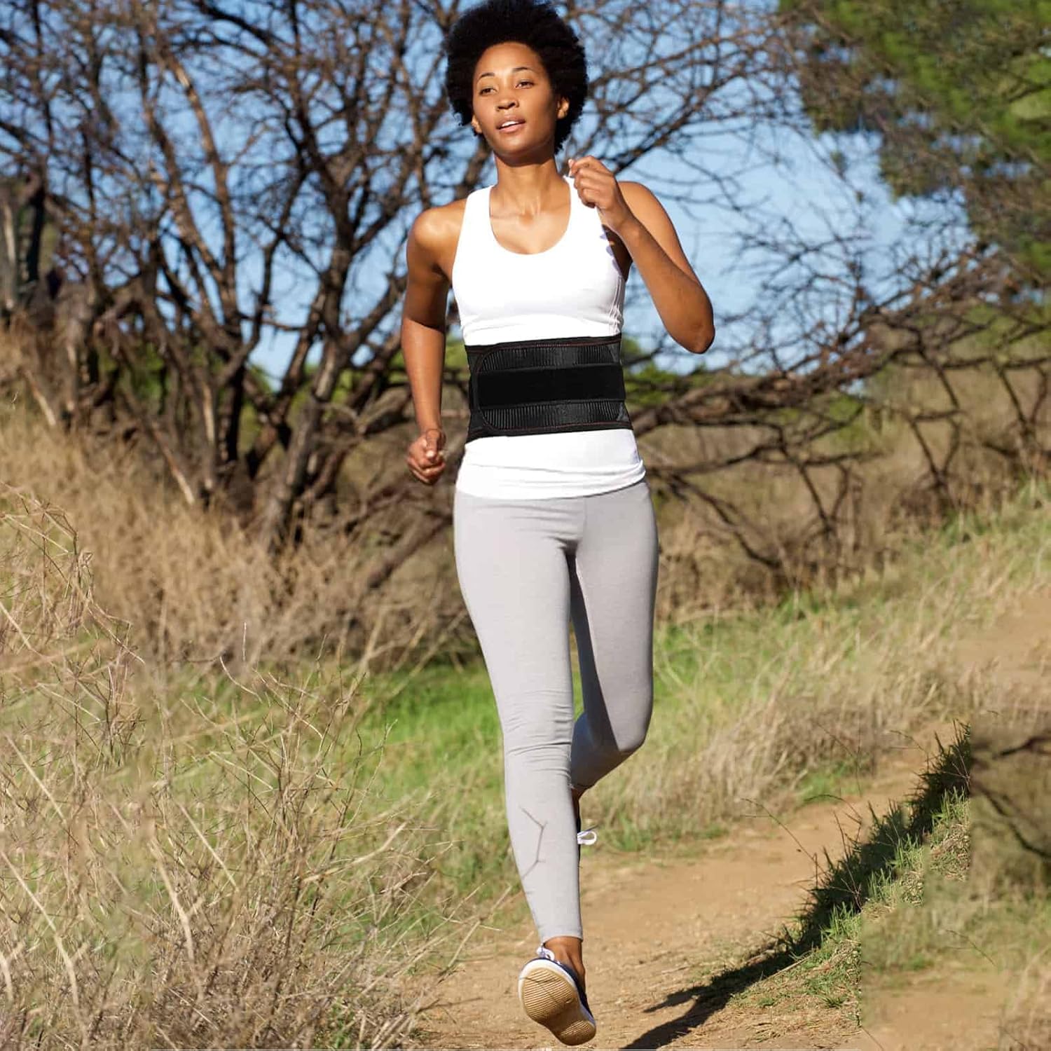 Back Support for Lower Back Pain Relief, Breathable Mesh Design with Lumbar Padding - Adjustable Support Brand: Voiakiu