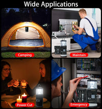 Thumbnail for BIGTREE 2 in 1 LED Camping Tool Torch with Screwdriver Set 17 Pieces Tool Household Outdoor Emergency Light Bright Portable Lamp Hardware Tool Set (Camping Light)