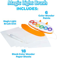 Thumbnail for Original Crayola Color Wonder Magic Light Brush, Magic Brush for Stain-free Painting, Gift Idea for Children