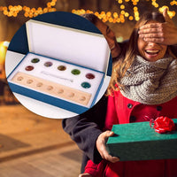 Thumbnail for Glass Crystal Ball with Wood LED Lights Base 7 Balls