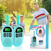 Thumbnail for ULEWAY Walkie Talkie for Kids Rechargeable Radio 3km Range, Boy Girl Toy 4-12 Years 16 Channels, Walky Talky for Outdoor Adventure, Camping, Hiking 2 Pieces Pink Blue