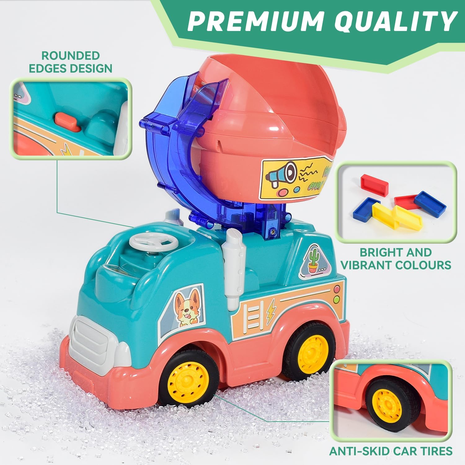 Domino Car™ - Creative Domino Fun - Domino Stone Army