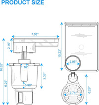 Thumbnail for Car Cup Holder Expander with Food Tray
